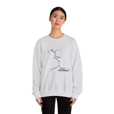 Valentines Couples KISSING Unisex Sweatshirt, Heart Fixed Enamorados, Sexy Romantic Gift, Will you be my VALENTINES, Valentines Day - NOTALIFY