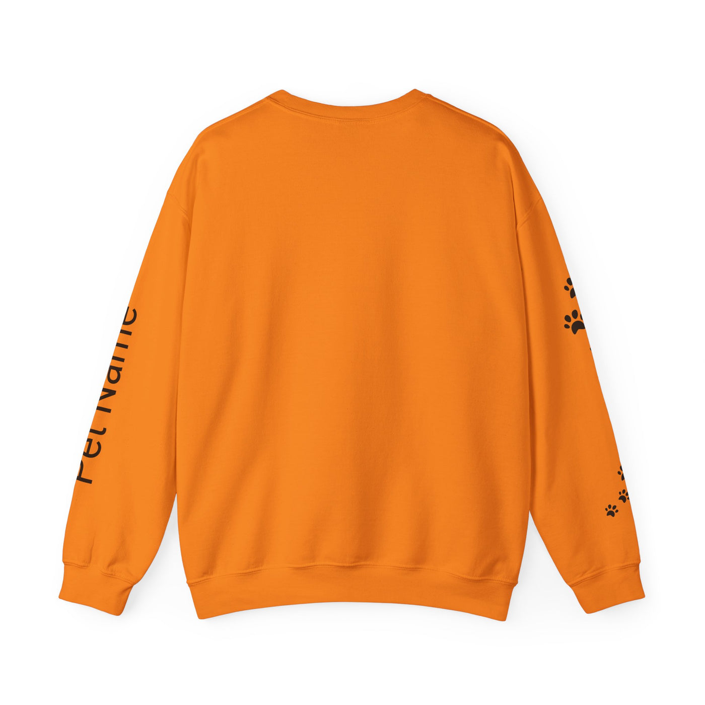 Pomeranian Lover Sweatshirt, Pet's Name Personalized Gift Idea, Pomeranian Dog Owner Apparel, Custom Dog Paw Print Jumper, Comfy Crewneck - NOTALIFY