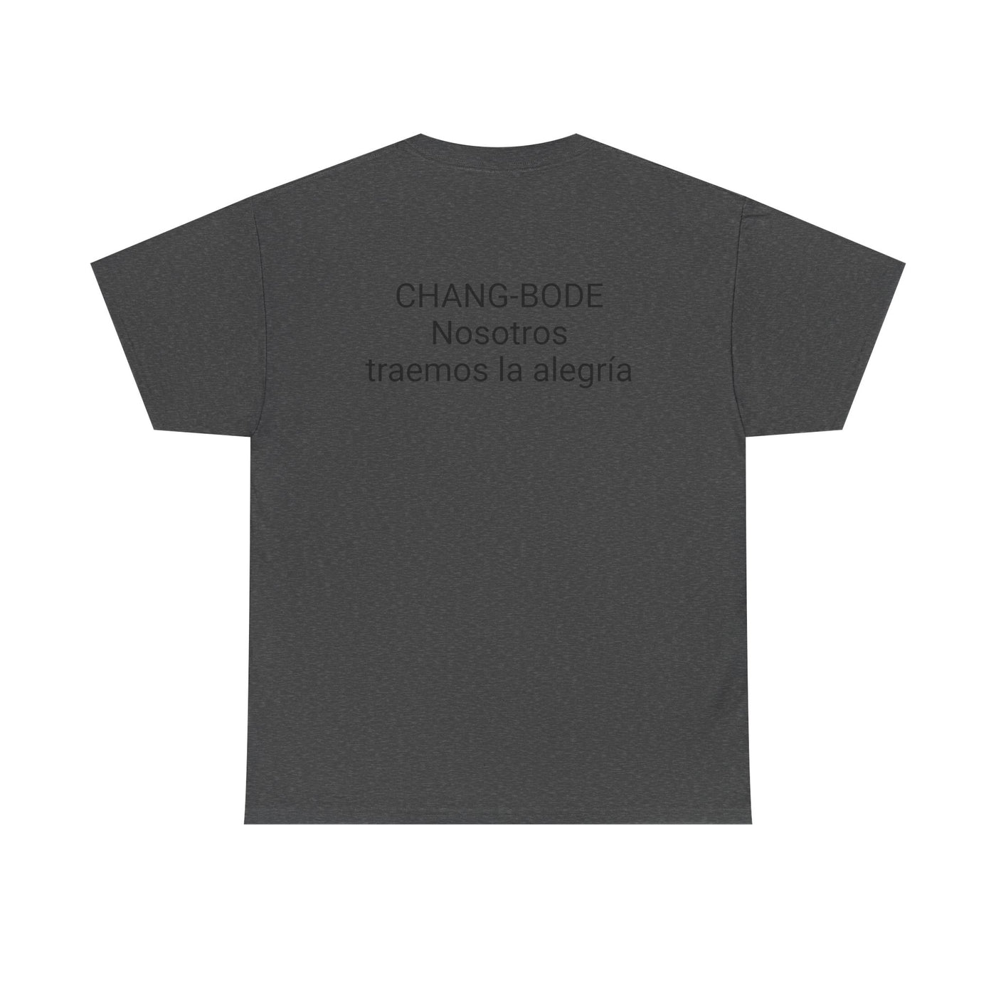 Colorful Unisex Heavy Cotton Tee with Joyful Message, Fun T-Shirt, Cas