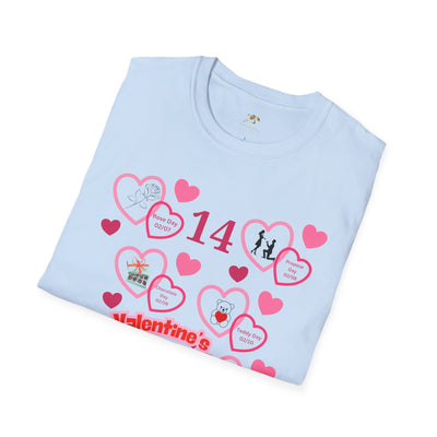Valentines Week Love Unisex T-Shirt - Kiss Day Proposal Promise Hug Teddy Chocolate Tee Gift for Him - NOTALIFY