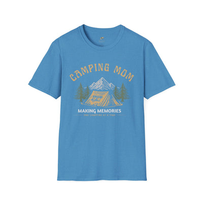 Camping Mom T-Shirt, Campfire Memories Tee, Outdoor Adventure Shirt, N