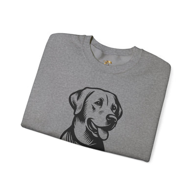 Labrador Lover Sweatshirt, Pet's Name Personalized, Labrador Dog Owner Apparel, Custom Dog Paw Print Jumper, Comfy Crewneck - NOTALIFY