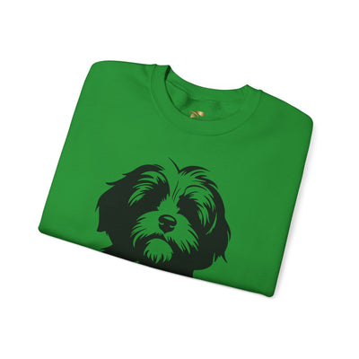 Shih Tzu Dog Lover Sweatshirt, Pet's Name Personalized Gift Idea, Frenchie Dog Owner Apparel, Custom Dog Paw Print Jumper, Comfy Crewneck