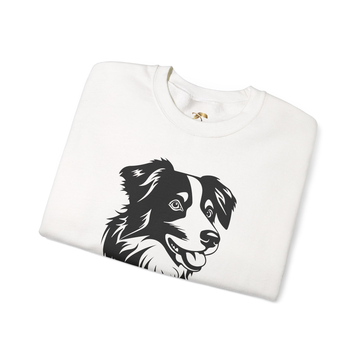 Collie Lover Sweatshirt, Pet's Name Personalized Gift Idea, Collie Dog Owner Apparel, Custom Dog Paw Print Jumper, Comfy Crewneck - NOTALIFY