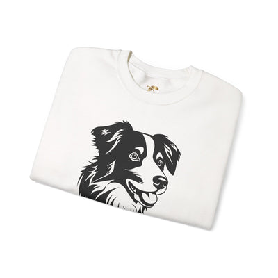 Collie Lover Sweatshirt, Pet's Name Personalized Gift Idea, Collie Dog Owner Apparel, Custom Dog Paw Print Jumper, Comfy Crewneck - NOTALIFY