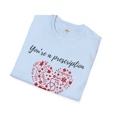 Love Prescription T-Shirt, Valentine's Day Gift, Couples Shirt, Enamorados Tee, San Valentin Apparel, Feb 14 Top - NOTALIFY