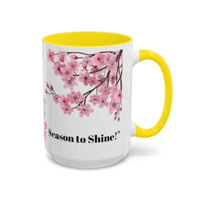 Coffee Mug, Season to Shine Design - Festive Holiday Gift, Spring Mug,