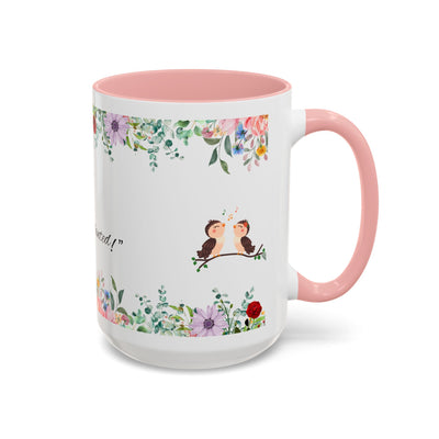 Mug, Inspirational Ceramic Cup w/ Flower Design, Bloom where you are planted, Gift for her/him, Quote Tea Mug, Home Office Decor, - NOTALIFY