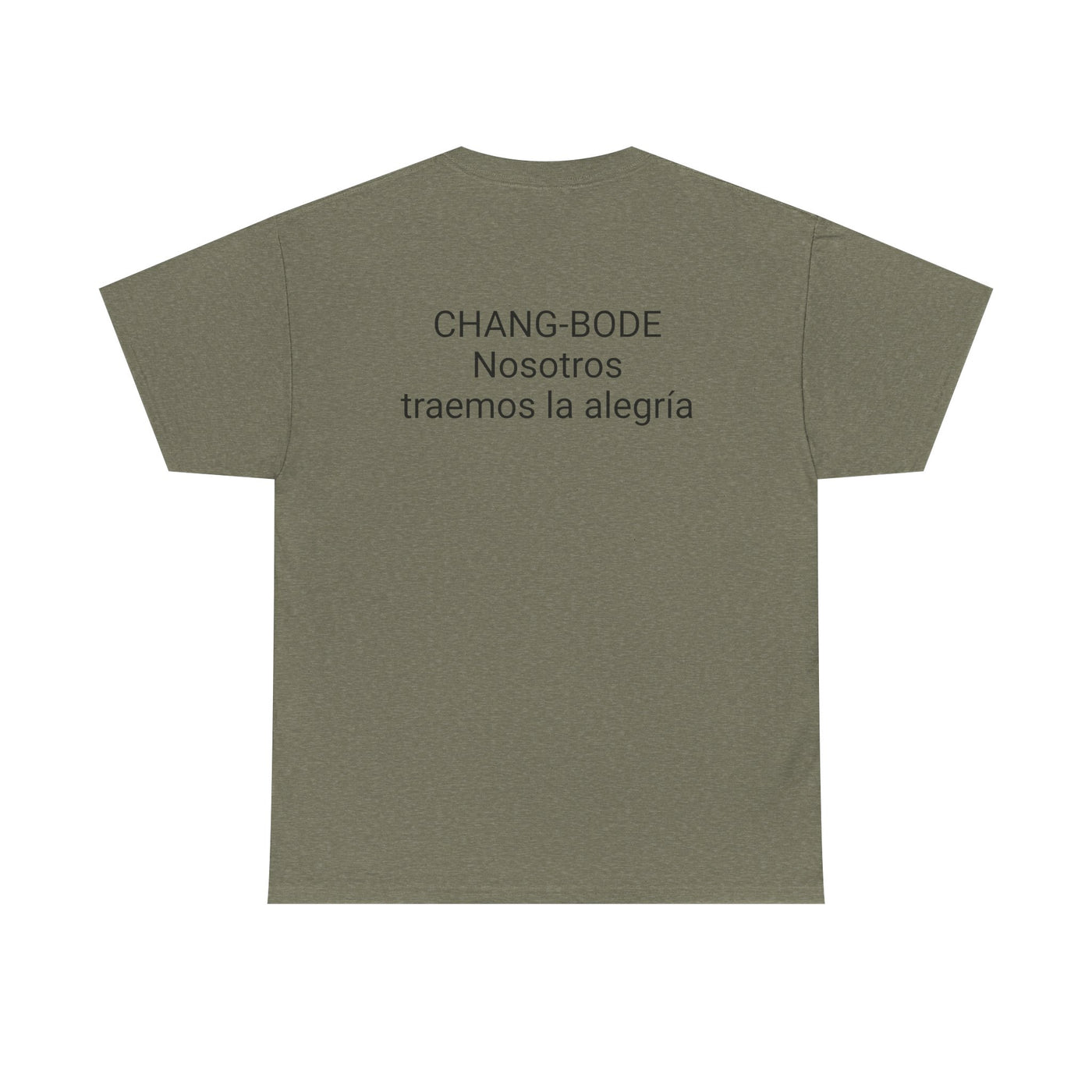 Colorful Unisex Heavy Cotton Tee with Joyful Message, Fun T-Shirt, Cas