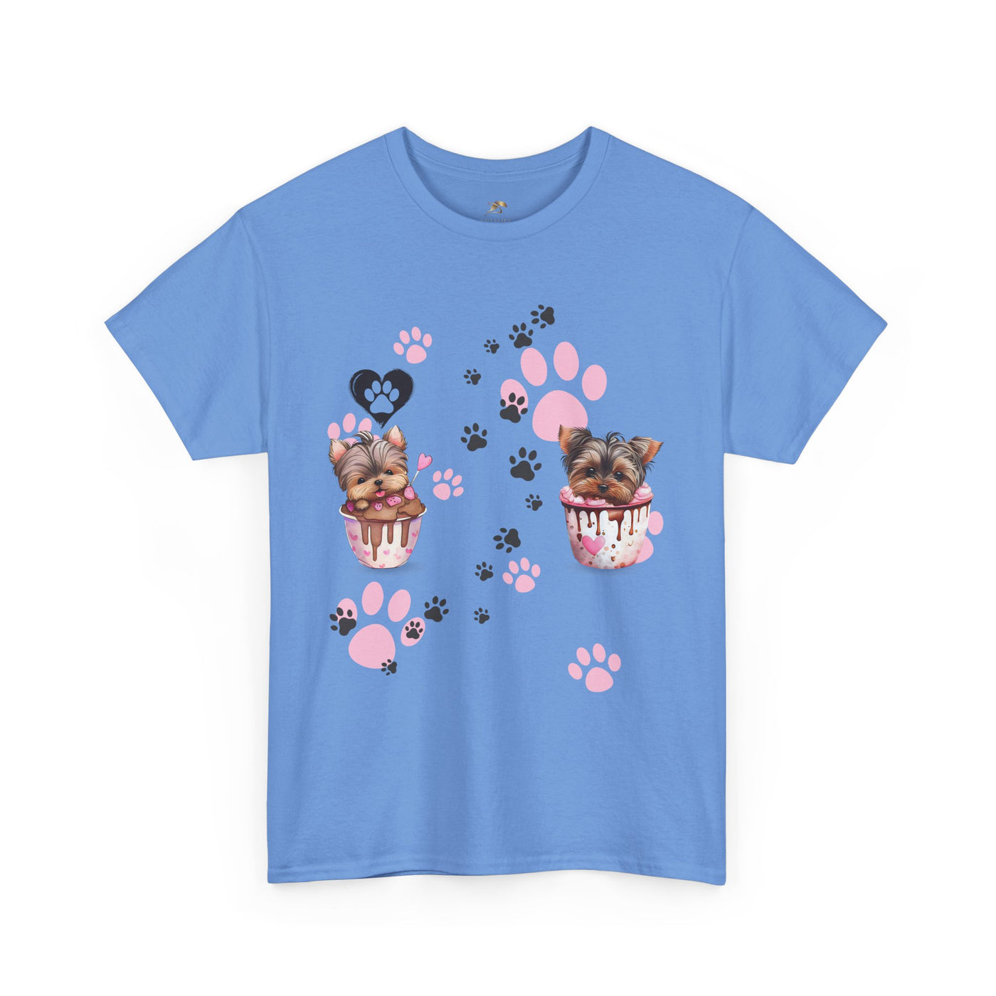 Pet Lover Unisex Heavy Cotton Tee, Love My Pet Shirt, Dog Cat Owner Gift, Animal Lover Apparel, Customized Pet Tee - NOTALIFY