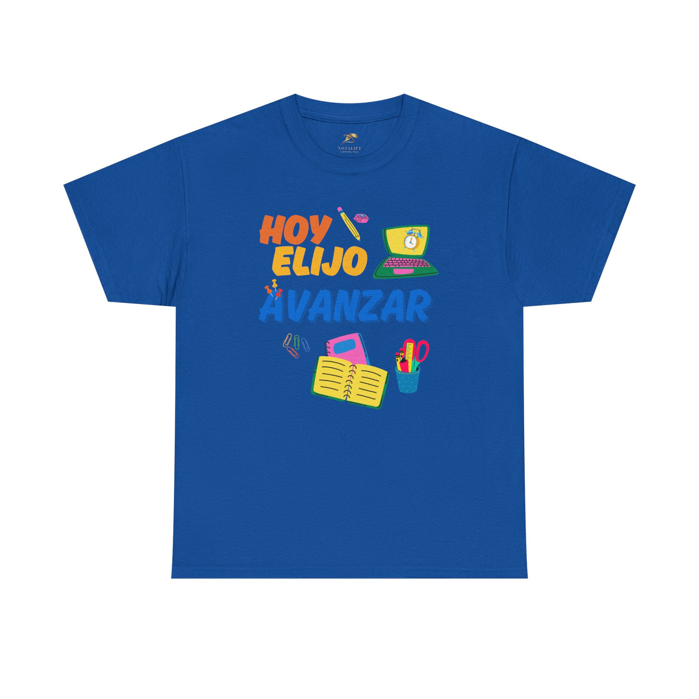 Hoy Elijo Avanzar Spanish Motivational T-Shirt | Back to School Teacher Tee | Growth Mindset Shirt | Spanish Student Gift | Unisex Tee