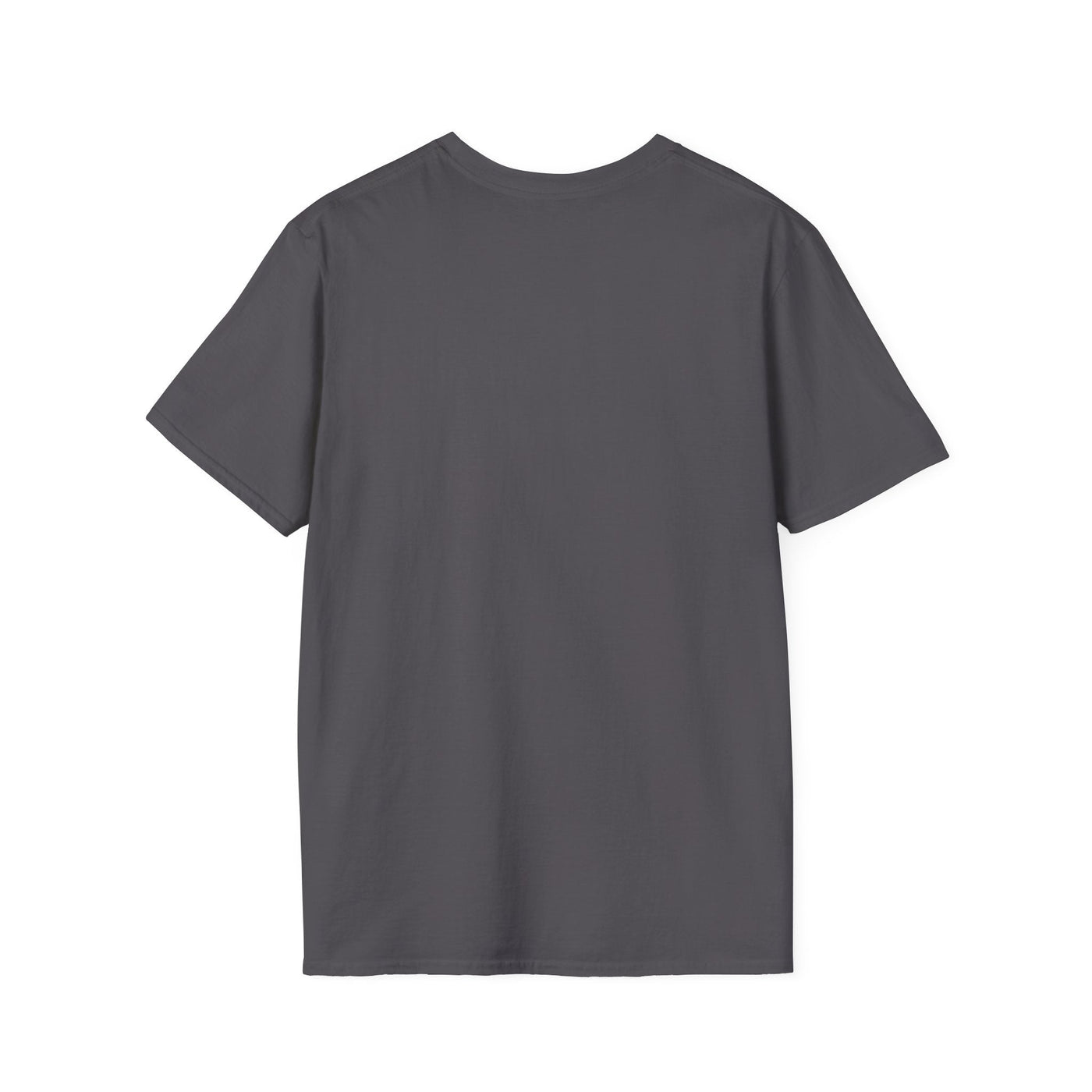 Dark gray unisex softstyle t-shirt made from 100% ring-spun cotton with classic crew neckline for International Youth Day celebration