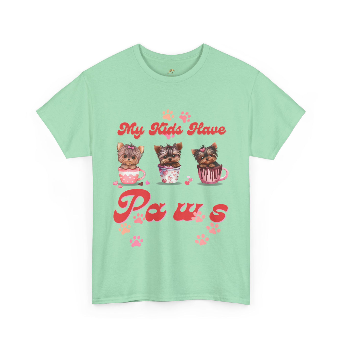 Dog Lover Unisex Tee, Animal Parent Tshirt, My Kids Have Paws Shirt, Cute Puppy Graphic Tee, Pet Owner Gift, Casual Dog Mom Dad Top - NOTALIFY