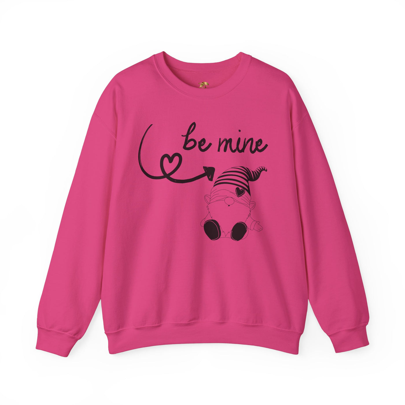 BE MINE Gnome Unisex Sweatshirt, Warm Crewneck Jumper, Comfy Pullover,
