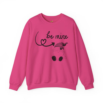 BE MINE Gnome Unisex Sweatshirt, Warm Crewneck Jumper, Comfy Pullover,