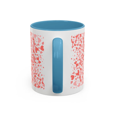 Cute Hearts Mug – Mother's Day Gift for Mom, Tea & Coffee Cup