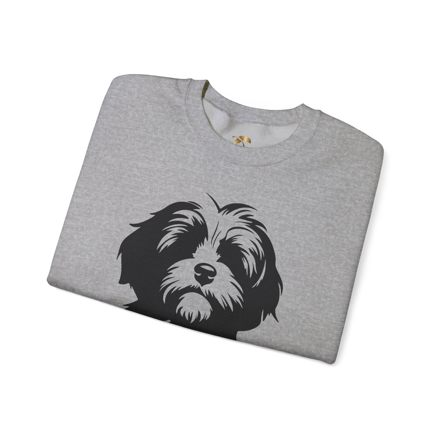 Shih Tzu Dog Lover Sweatshirt, Pet's Name Personalized Gift Idea, Frenchie Dog Owner Apparel, Custom Dog Paw Print Jumper, Comfy Crewneck