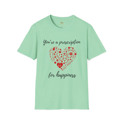Love Prescription T-Shirt, Valentine's Day Gift, Couples Shirt, Enamorados Tee, San Valentin Apparel, Feb 14 Top - NOTALIFY