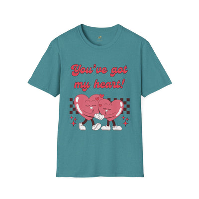 Heart Graphic Tee, Valentine's Day T-Shirt, Love Quote Shirt, Unisex Softstyle Top, Heart Design Tee, Valentine's Day Gift - NOTALIFY