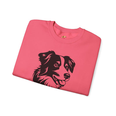 Collie Lover Sweatshirt, Pet's Name Personalized Gift Idea, Collie Dog Owner Apparel, Custom Dog Paw Print Jumper, Comfy Crewneck - NOTALIFY