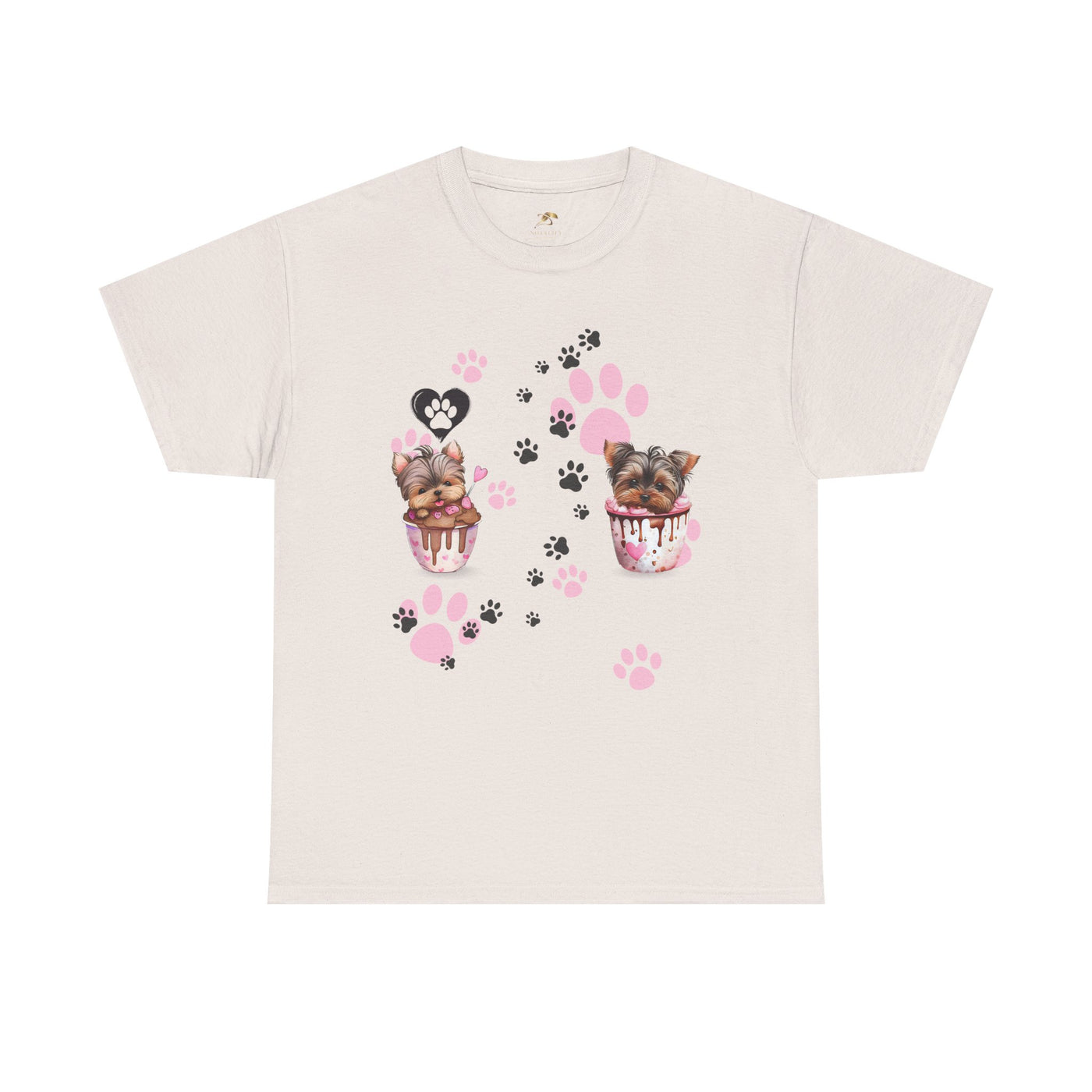 Pet Lover Unisex Heavy Cotton Tee, Love My Pet Shirt, Dog Cat Owner Gift, Animal Lover Apparel, Customized Pet Tee - NOTALIFY