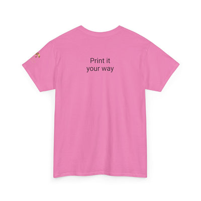 Colorful Unisex Heavy Cotton Tee with Joyful Message, Fun T-Shirt, Casual Wear, Gift for Friends, Summer Vibes, Festival Apparel - NOTALIFY