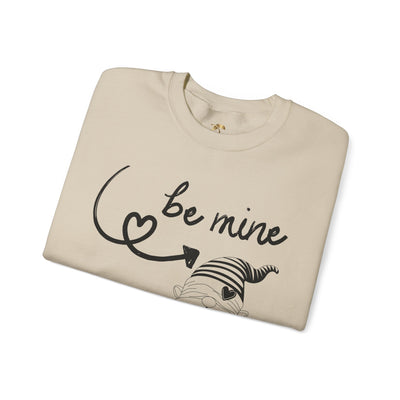 BE MINE Gnome Unisex Sweatshirt, Cozy Crewneck Jumper, Soft Pullover, Gender-Neutral Sweater, Casual Winter Shirt - NOTALIFY