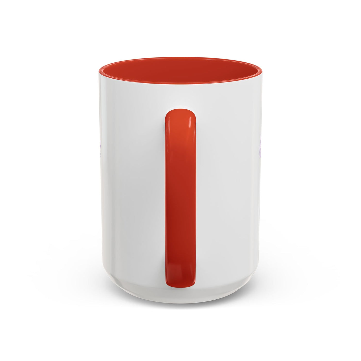 Inspirational butterfly coffee mug with red interior and handle, perfect for motivational gifts.