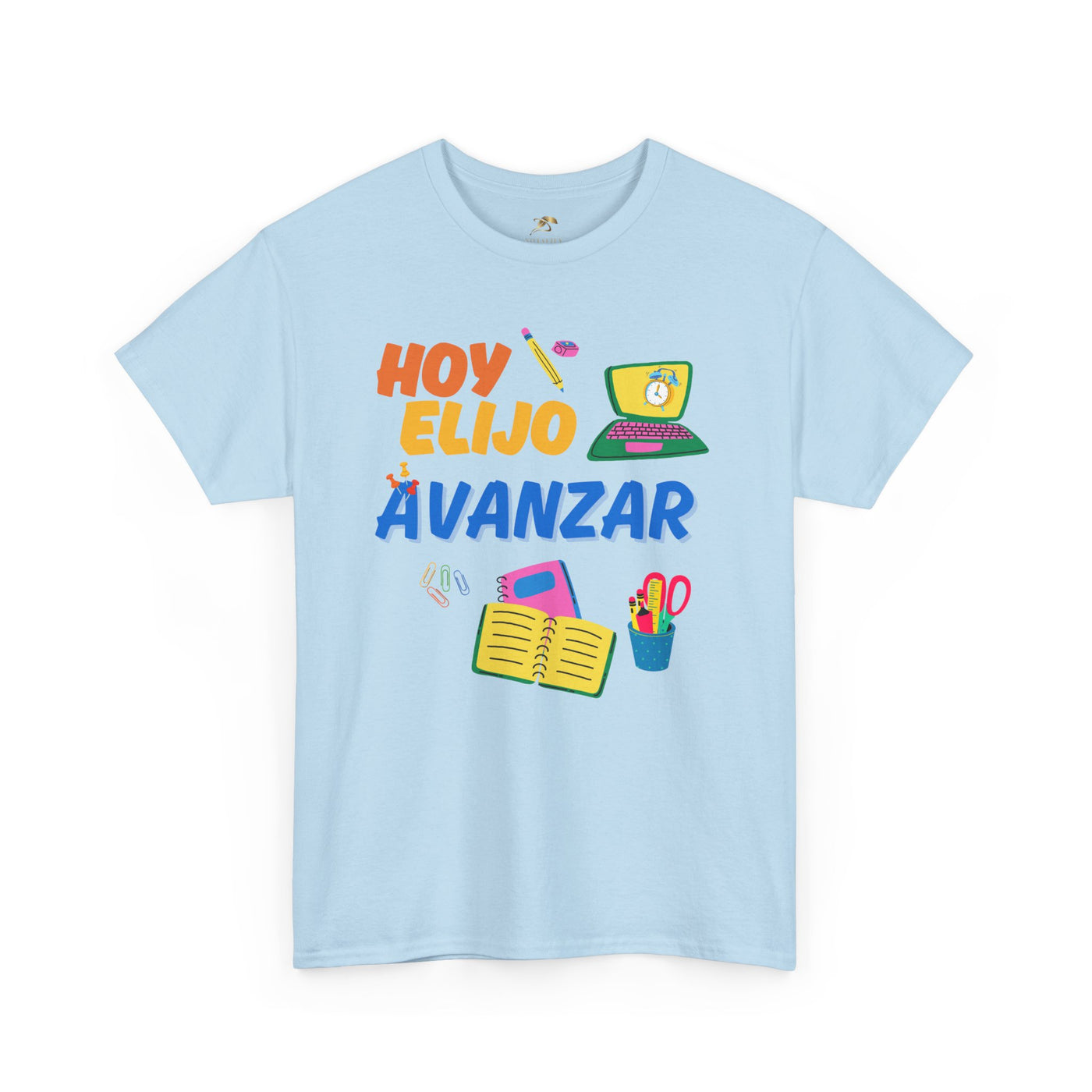 Hoy Elijo Avanzar Spanish Motivational T-Shirt | Back to School Teacher Tee | Growth Mindset Shirt | Spanish Student Gift | Unisex Tee