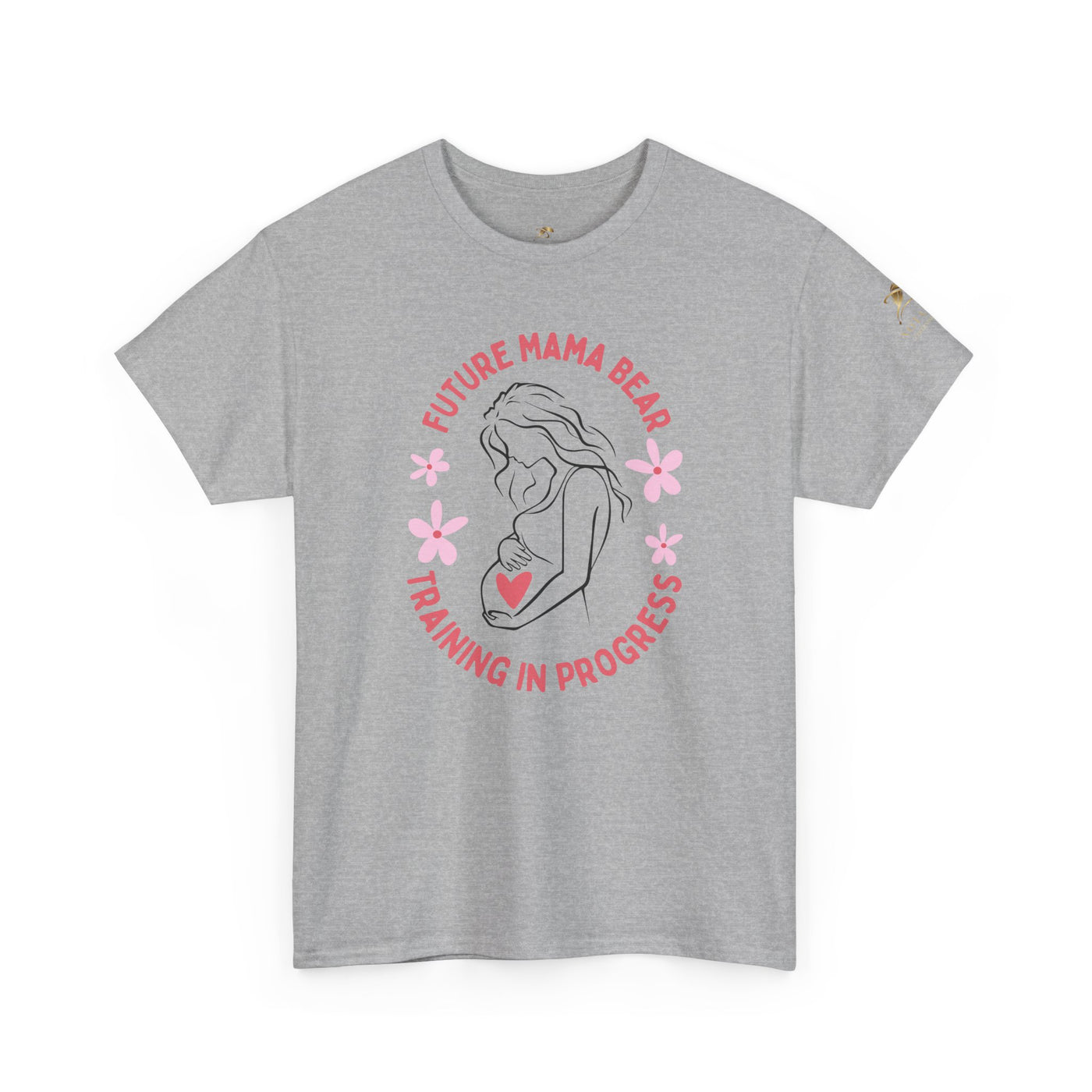 Maternity T-Shirt, Future Mama Bear, Training in Progress, Pregnancy A