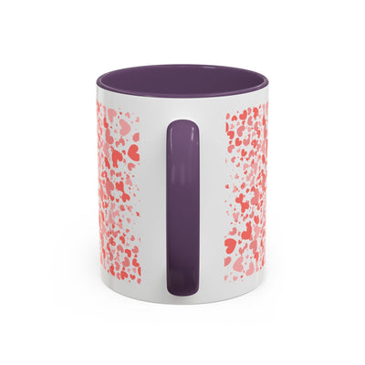 Cute Hearts Mug – Mother's Day Gift for Mom, Tea & Coffee Cup