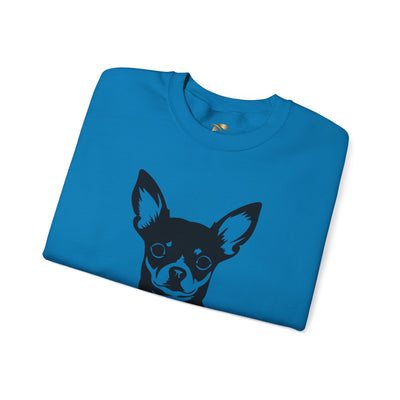 Chihuahua Lover Sweatshirt, Pet's Name Personalized Gift Idea, Chihuahua Dog Owner Apparel, Custom Dog Paw Print Jumper, Comfy Crewneck - NOTALIFY