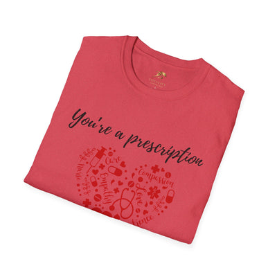 Love Prescription T-Shirt, Valentine's Day Gift, Couples Shirt, Enamorados Tee, San Valentin Apparel, Feb 14 Top - NOTALIFY