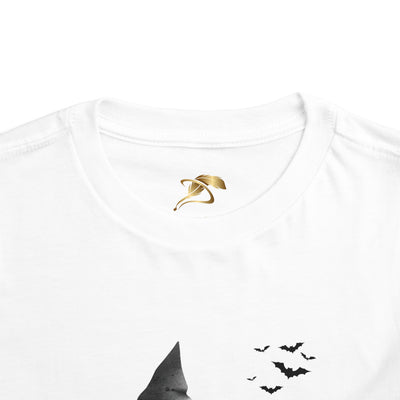 NOTALIFY Boo Halloween Gnome-CAT Toddler T-Shirt | Cute Fall Tee with Candy Bucket | Soft Cotton Short Sleeve | Spooky Outfit