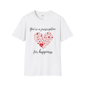 Love Prescription T-Shirt, Valentine's Day Gift, Couples Shirt, Enamorados Tee, San Valentin Apparel, Feb 14 Top - NOTALIFY