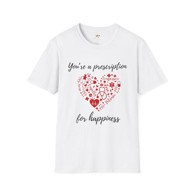 Love Prescription T-Shirt, Valentine's Day Gift, Couples Shirt, Enamorados Tee, San Valentin Apparel, Feb 14 Top - NOTALIFY