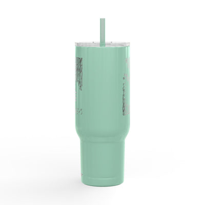 Floral Insulated Tumbler, Custom Drinkware for Moms - Personalized 40oz Gift for Birthdays, Mother's Day, Special Occasions, Engraving - NOTALIFY