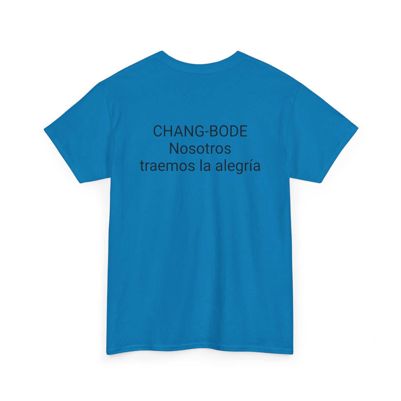 Colorful Unisex Heavy Cotton Tee with Joyful Message, Fun T-Shirt, Cas