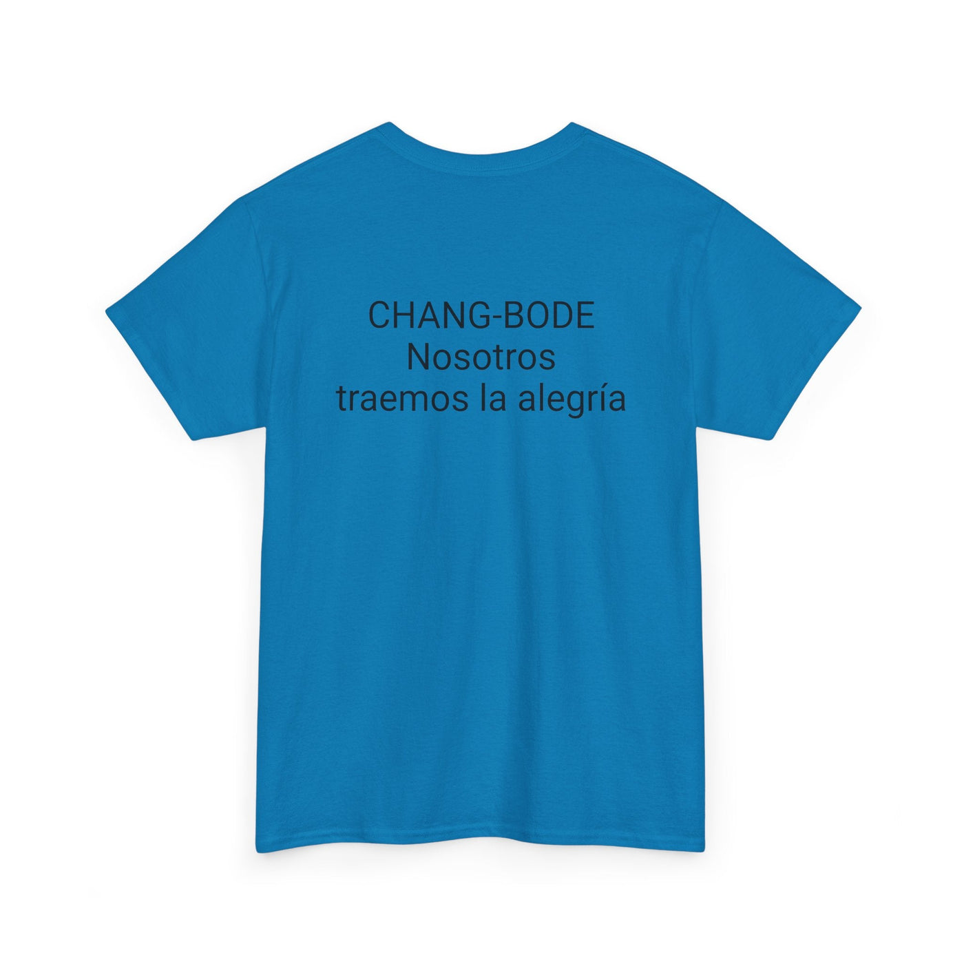 Colorful Unisex Heavy Cotton Tee with Joyful Message, Fun T-Shirt, Cas
