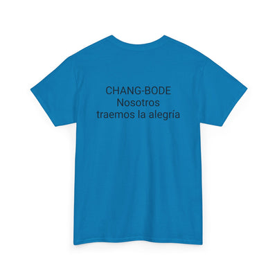 Colorful Unisex Heavy Cotton Tee with Joyful Message, Fun T-Shirt, Cas