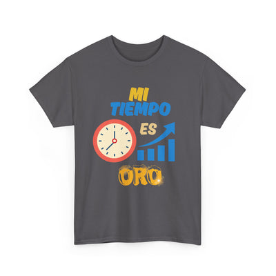 Mi Tiempo Es Oro Spanish Productivity T-Shirt | Time Management Motivational Tee | Entrepreneur Shirt | Focus and Hustle Shirt | Unisex