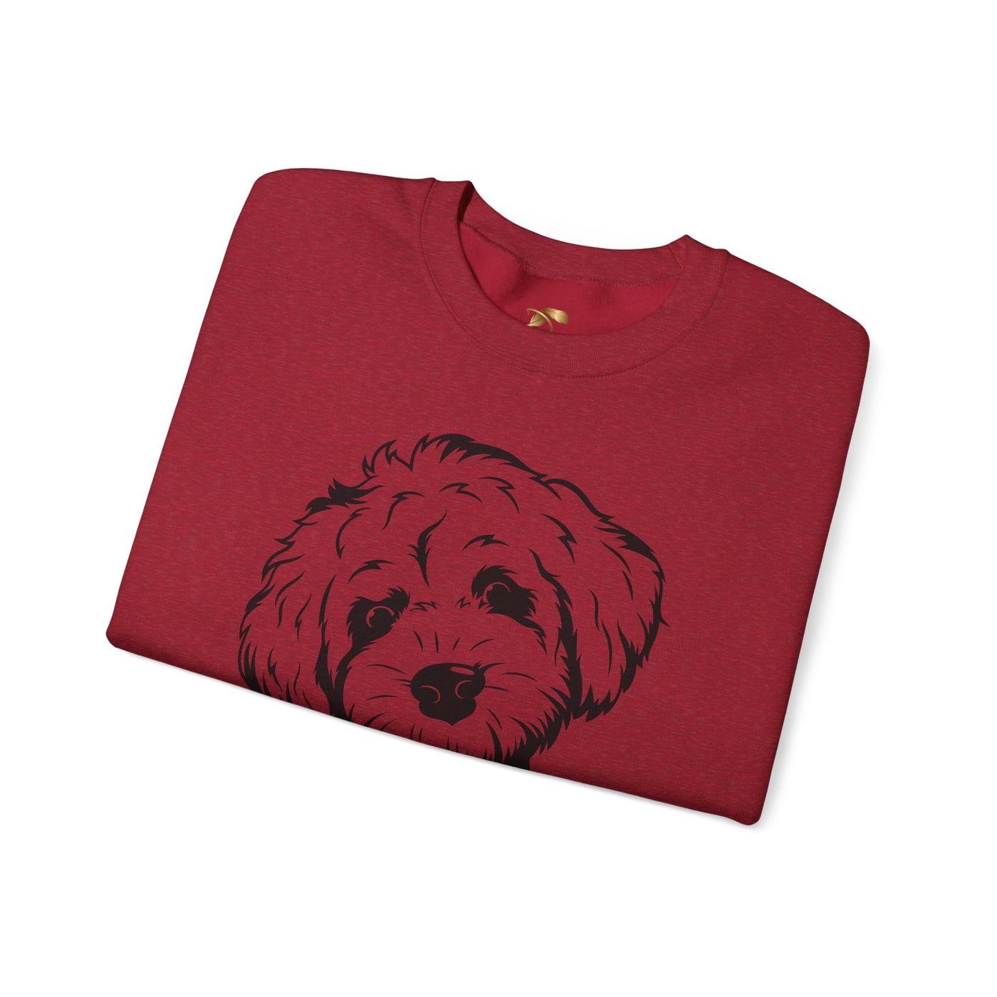 Poodle Dog Lover Sweatshirt, Pet's Name Personalized Gift Idea, Poodle Dog Owner Apparel, Custom Dog Paw Print Jumper, Comfy Crewneck - NOTALIFY