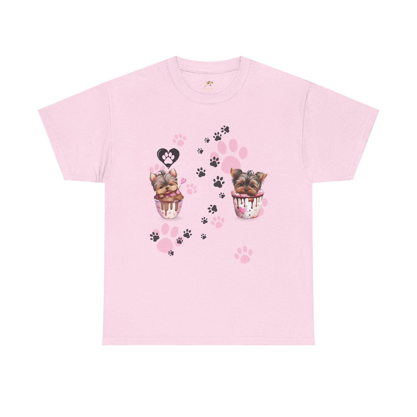 Pet Lover Unisex Heavy Cotton Tee, Love My Pet Shirt, Dog Cat Owner Gift, Animal Lover Apparel, Customized Pet Tee - NOTALIFY