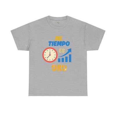 Mi Tiempo Es Oro Spanish Productivity T-Shirt | Time Management Motivational Tee | Entrepreneur Shirt | Focus and Hustle Shirt | Unisex