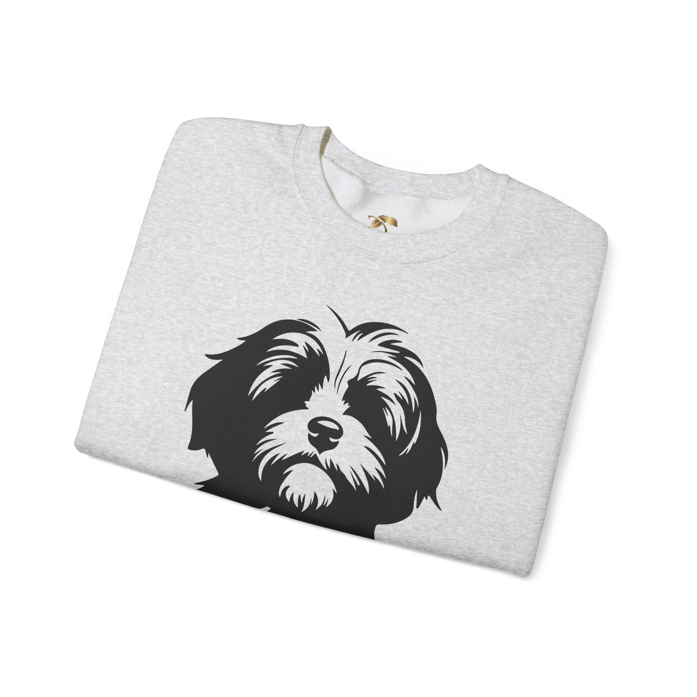 Shih Tzu Dog Lover Sweatshirt, Pet's Name Personalized Gift Idea, Frenchie Dog Owner Apparel, Custom Dog Paw Print Jumper, Comfy Crewneck