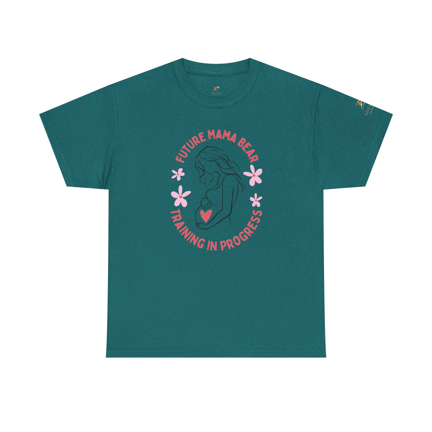 Maternity T-Shirt, Future Mama Bear, Training in Progress, Pregnancy A