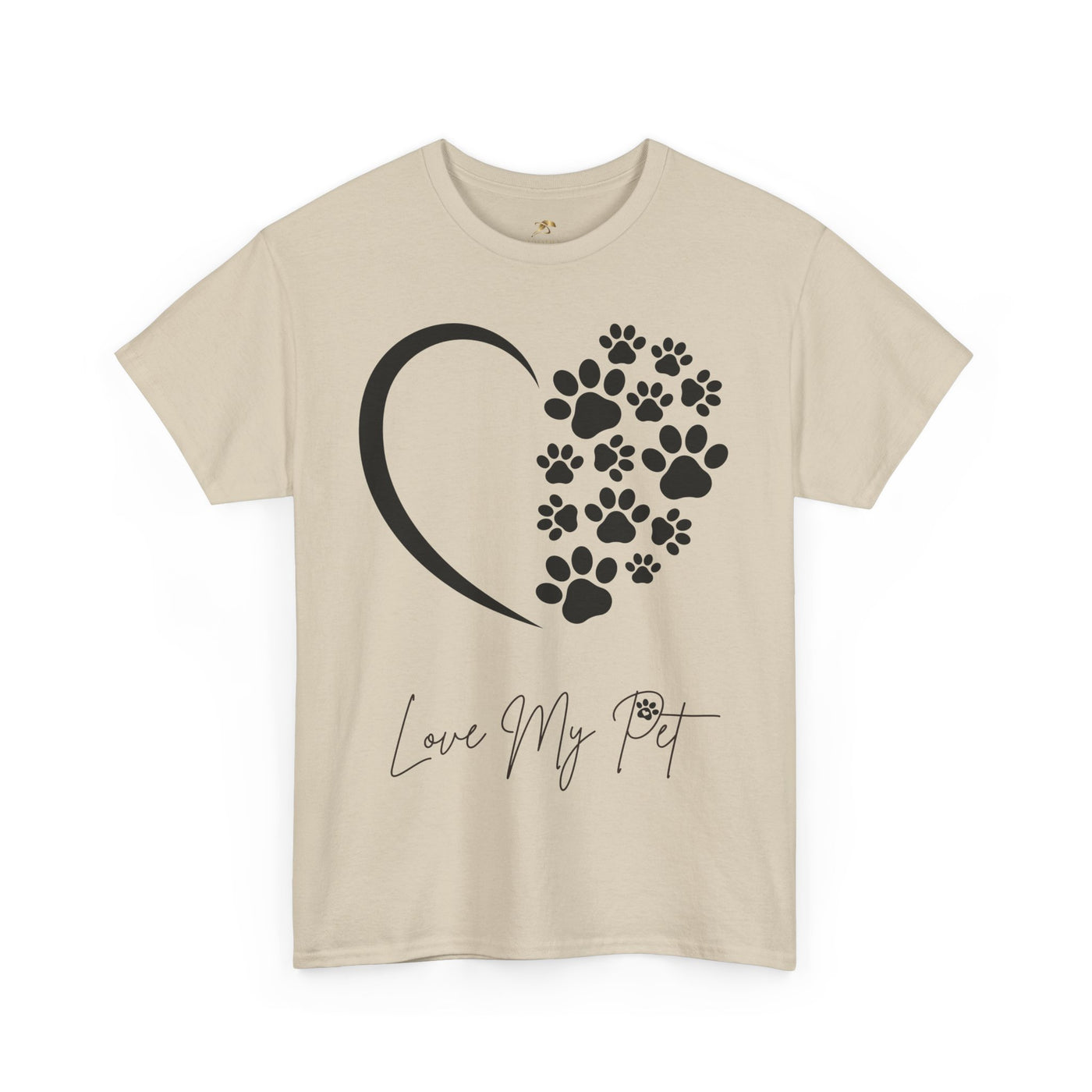 Pet Lover Unisex Heavy Cotton Tee, Love My Pet Shirt, Dog Cat Owner Gift, Animal Lover Apparel, Pet Tee - NOTALIFY