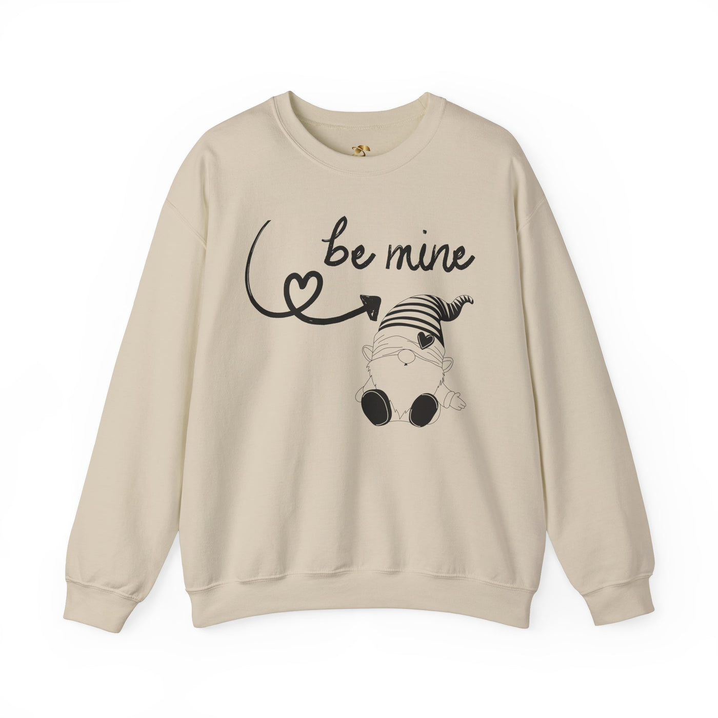 BE MINE Gnome Unisex Sweatshirt, Warm Crewneck Jumper, Comfy Pullover,