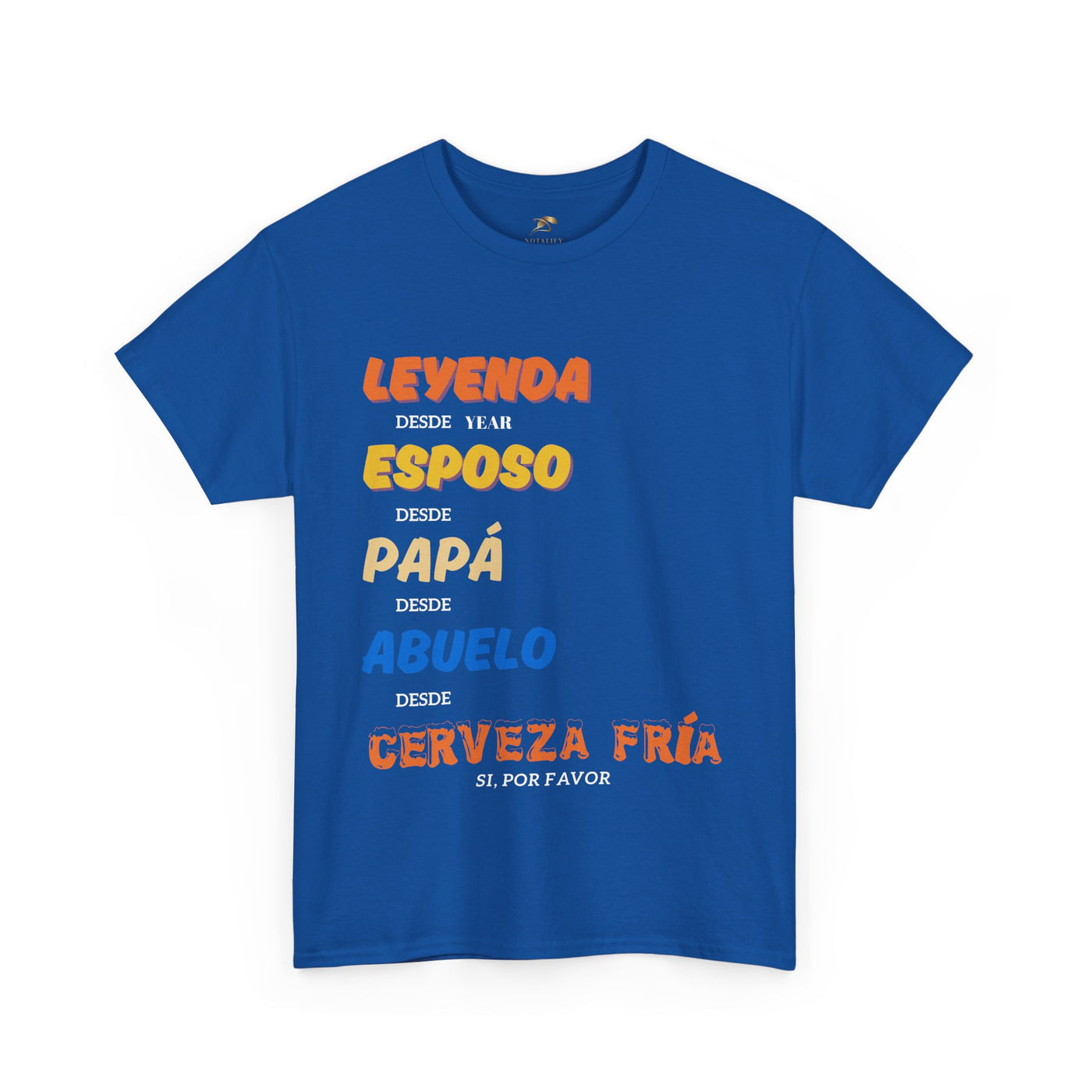 Funny Grandpa Beer Shirt | Leyenda Desde Esposo Papá Abuelo Tee | Spanish Dad Gift | Fathers Day Latino Humor T-Shirt for Men | Gift for Dad