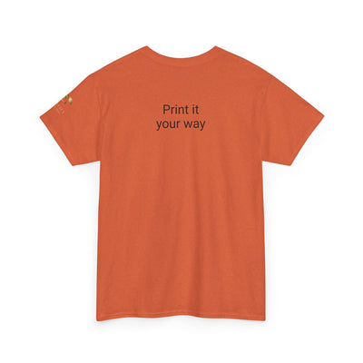 Colorful Unisex Heavy Cotton Tee with Joyful Message, Fun T-Shirt, Casual Wear, Gift for Friends, Summer Vibes, Festival Apparel - NOTALIFY